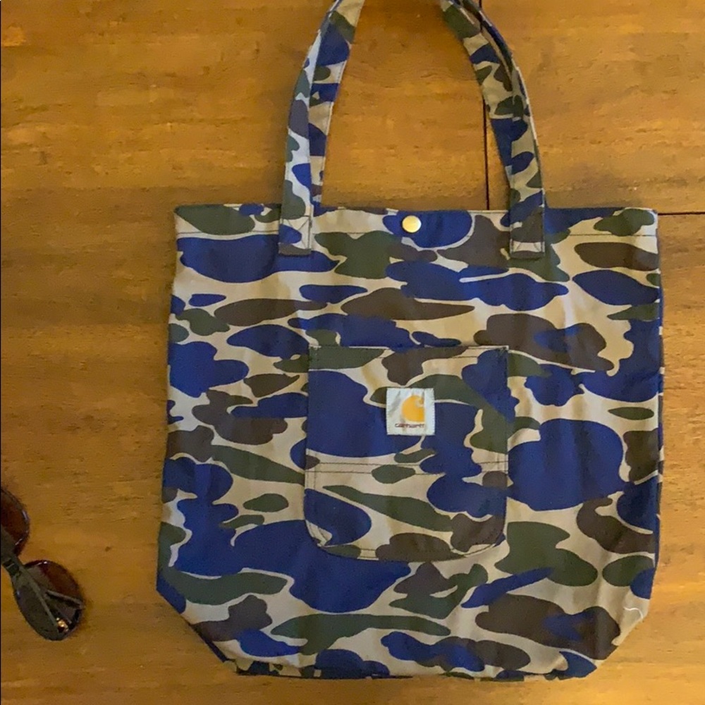 Carhartt work in progress camo tote bag - new